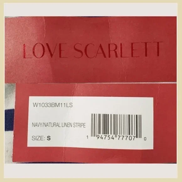 Love Scarlet Blue & White Striped Skirt - Picture 5 of 6